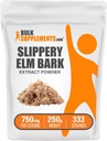 BulkSupplements.com Terpery Elm Bark Extract Toz - Terpery Elm Toz, Ulmus Rubra Bark'tan Kaynaklandı - Gluten Free, 750 mg per Service, 250g (8.8 oz) (Polonya'nın Paketi)