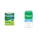 Dulcolax gece boyunca Laxative 50 Kont & Filo Saline Enema Yetişkin Constipation Relief 4 Şişes