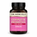 Dr. Mercola Complete Probiotics for Women - Supports Gut, Κολπική & Ανοσολογική Υγεία - Περιέχει Lactobacillus Strains - Μη ΓΤΟ, Χωρίς γλουτένη & Χωρίς σόγια - 30 Κάψουλες (30 Σερβιέτες)
