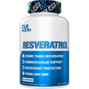 Evlution κατά της γήρανσης Trans Resveratrol συμπλήρωμα διατροφής Super αντιοξειδωτικό συμπλήρωμα με 250mg Trans-Resveratrol από Resveratrol 500mg Ιαπωνικό Knotweed εκχύλισμα για ανοσοποιητική και καρδιακή υγεία