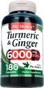 FITO MEDIC'S Lab | Turmeric ve Ginger Supplement | 6000 mg | 180 Caps | Ultra yüksek Aborpsiyon, s.