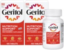 Geritol, Multivitamin Supplement, Contains B-Vitamins, Antioksis, Vitaminler C, E & D ve Iron, 26 Temel Vitaminler ve Mineraller, Gluten-Free, Non-GMO, No Yapay Sweeteners, 100 Tablet
