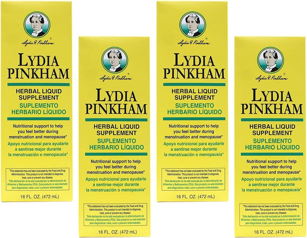 Lydia Pinkham βοτανικό υγρό συμπλήρωμα 16 oz (πακέτο των 4)