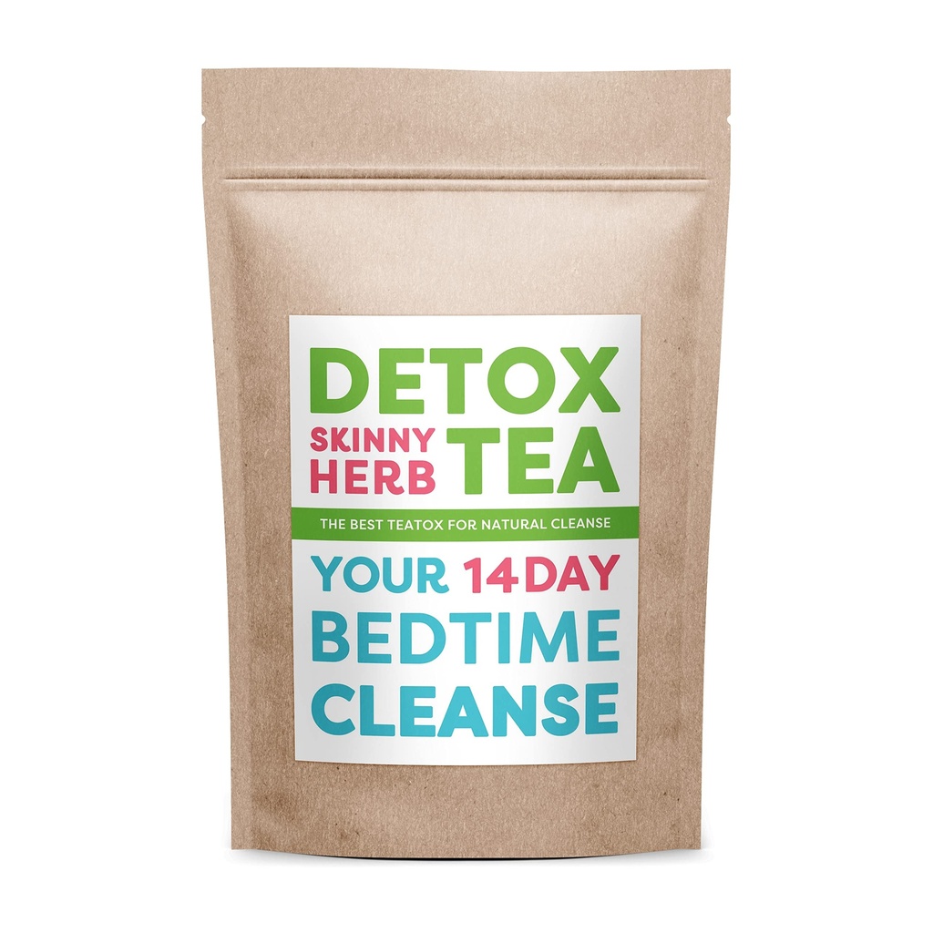 14 Days Bedtime Cleanse: Detox Skinny Herb - Effective Detox and Support Tea, 100% Natural