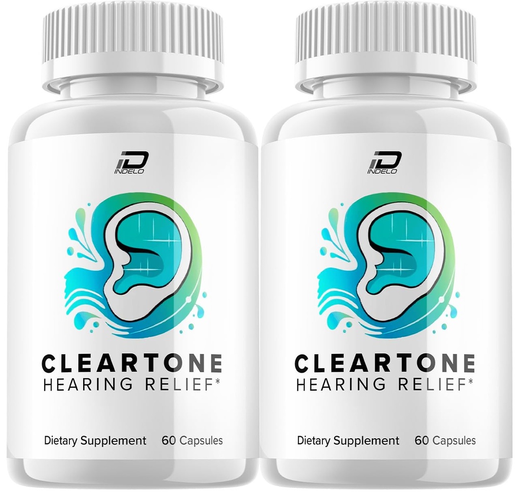 ClearTone Υγιεινή υποστήριξη αυτιών συμπλήρωμα, Clear Tone αυτί δαχτυλίδι ανακούφιση, ClearTne εμβοές θεραπεία, Σύνθετη Formula Clear τόνος για την ακοή Κριτικές υποστήριξη (2 Pack - 120 κάψουλες)