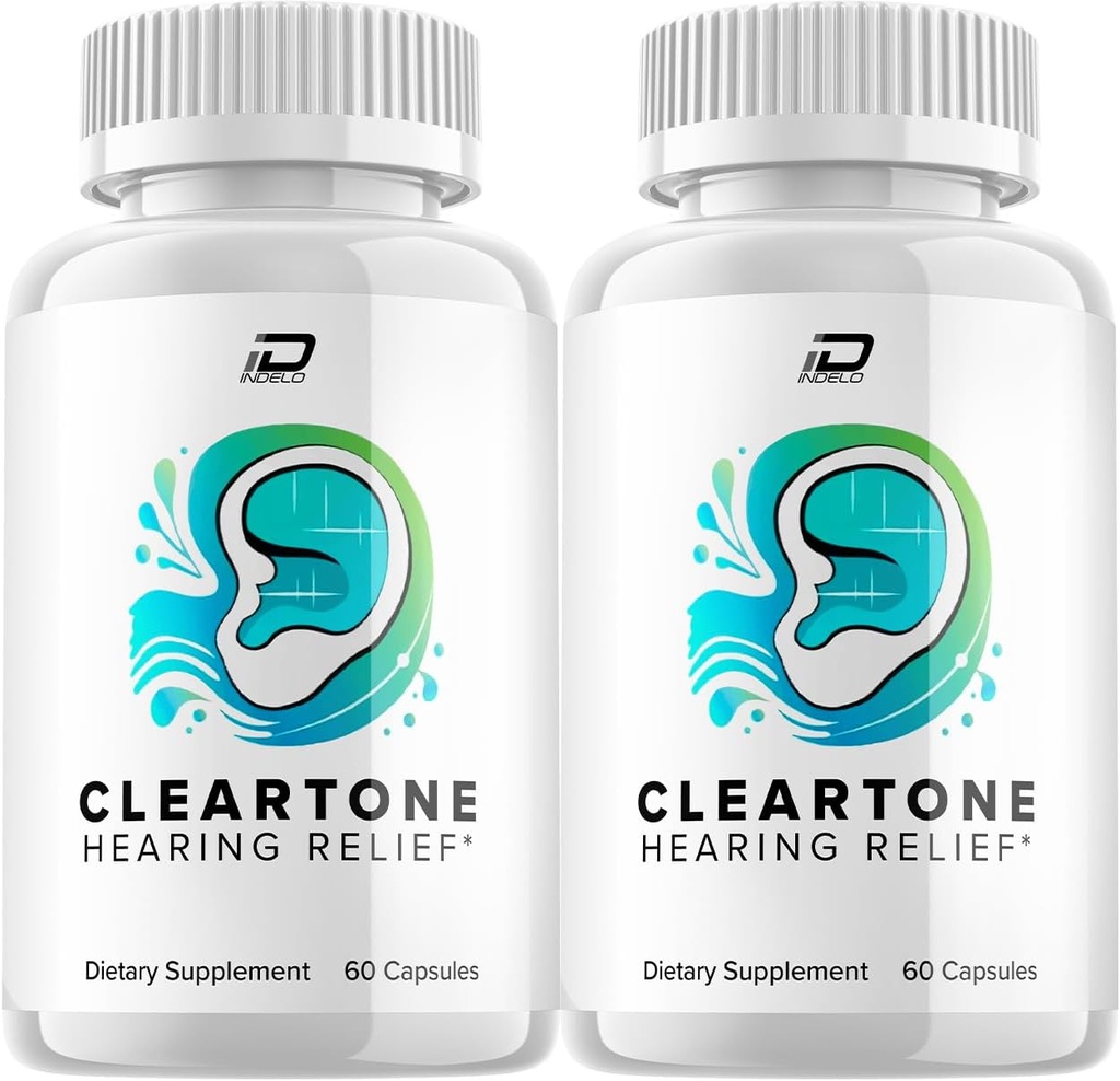 ClearTone Healthy Ear Support Supplement, Clear Tone Ear Ringing Relief, ClearTne Tinnitus Treatment, Advanced Formula Clear Tone for Hearing Support Reviews (2 Pack - 120 Capsules)