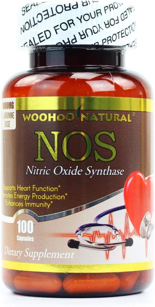 WOOHOO Φυσικό Nitric Oxide Synthase NOS 100 Κάψουλες