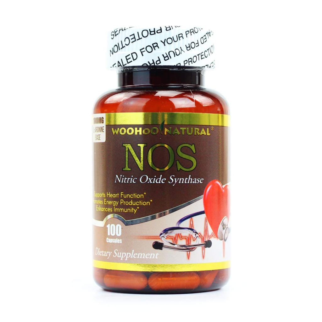 WOOHOO Natural Nitric Physics Synthase NOS 100 Capsules