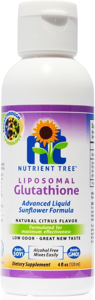 Liposomal Glutathione | Yeni Formulation | Non-Soy Non-GMO | Made in USA