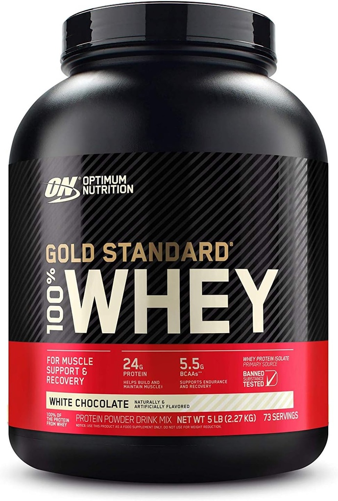 Optimum Beslenme Altın Standardı 100% Whey Beyaz Çikolata - 5 lbs
