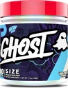GHOST Size V3 Muscle Builder Dietary Supplement - Natty, 30 Servings – Support Muscle Growth & Strength Building for Men & Women - Creatine & Betaine - Free of Sugar & Gluten