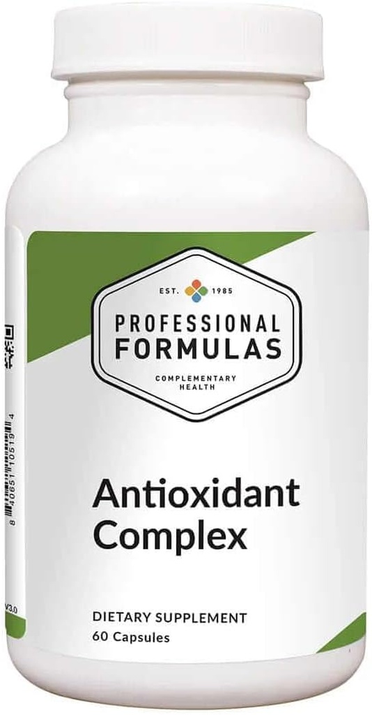 PROFESSIONAL COMPLEMENTARY SA FORMULAS Antioksik Kompleksi 60 Capsules Ücretsiz Radikal Hasara Karşı Dokuları Korumak için Temel besinler