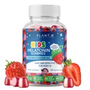 Çocuk Melatonin Gummies [Fall Asleep Faster with 100% Drug Free Strawberry Cream Flavored Gummy] for Natural Sleep Support | Vegetarian, Gluten Free | 60 Çocuk Melotonin Chewables