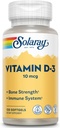 SOLARAY Βιταμίνη D-3-400 IU 