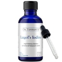 Dr. Tennant's Liquid Iodine Drops 2 Fl Oz | Lugol's Solution with Pyumide | Helps Yourroid Function, Hormonal Balance, and Immune Health