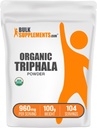 BulkSupplements.com Βιολογική σκόνη Triphala - Haritaki Powder, Ayurvedic συμπλήρωμα - Χωρίς γλουτένη, 960mg ανά Σερβίρισμα, 100g (3.5 oz) (πακέτο του 1)