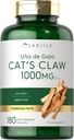 Carlyle Cat's Claw Herb Capsules 1000 mg | 180 Count | Uncaria Tomentosa | Non-GMO, Gluten Free Supplement Supplement Supplement