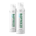 Biofreeze Professional Strength Pain Relief Aerosol Spray, Arthritis Pain Reliever, Diz & Lower Back Pain Relief, Sore Muscle Relief, FSA Eable, 2 Pack (4 FL OZ Biofreeze Menthol Spray)