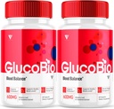 (2 Pack) GlucoBio Health Capsules Gluco Bio Pills, Gluco Bio Natural Vitamin Genel Sağlık ve Wellness Glycogen Support Supplement, BioGluco Capsules (120 Capsules)