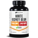 Healthfare White Kidney Bean 7500 mg | 240 Vegan Capsules | Ekstra Kuvvetli Formula | Herbal Supplement for Carb & Digestion Support | Non-GMO, Gluten-Free | Made in USA