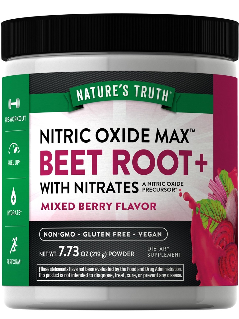 Doğanın Gerçek Arıt Kök Tozu | 7.73 oz | Erkekler ve Kadınlar için Nitrik Çimento Tamam | Vegan, Non-GMO & Gluten Free Pre-Workout | Karma Berry Flavor
