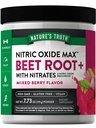 Doğanın Gerçek Arıt Kök Tozu | 7.73 oz | Erkekler ve Kadınlar için Nitrik Çimento Tamam | Vegan, Non-GMO & Gluten Free Pre-Workout | Karma Berry Flavor