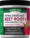 Doğanın Gerçek Arıt Kök Tozu | 7.73 oz | Erkekler ve Kadınlar için Nitrik Çimento Tamam | Vegan, Non-GMO & Gluten Free Pre-Workout | Karma Berry Flavor