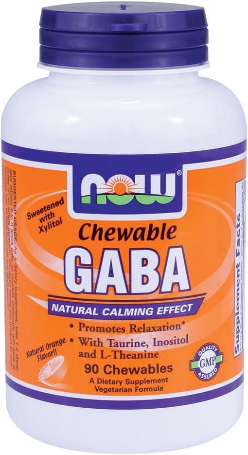 Şimdi Gıdalar GABA Orange Flavor Chewable - 90 Chewables