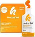 Healthycell Joint Health & Mobility Daily Liquid Supplement - Joint Support Supplement, Inflammation Response, Cartilage & Flexibility with Curcumin, Glucosamine & Chondroitin - 30 Gel Packs