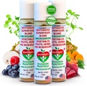 InviNutri Superfood Toz for Picky Eaters – Unflavoured, Sensöry-Friendly – 40x Nutrient-Rich, 30 mg Sulforaphane - Organik Mikrogreens, Meyveler ve Veggies - Çoğu Meals - 72 serv.