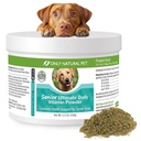 Sadece Doğal Pet Senior Ultimate Daily Canine Vitamin Supplement for Dogs Complete Holistic Health Support - Amerika'da 5.3 oz Türkiye Flavored Toz