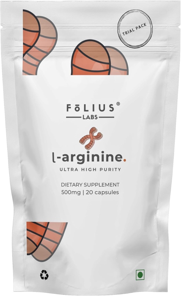 Erkekler ve Kadınlar için L-Arginine 1000 mg Supplement - Destekler Nitrik Çimento Prodüksiyonu - Destekler Kan Circulation - Pre Workout replica Supplement (10 Days Trial Pack)