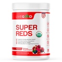 LIVEGOODTM Organik Super Reds with Alfalfa, Barley Grass, Beet Root, Pomegrani, Grape Seed, Vegan, Gluten Free, 9.25 Oz