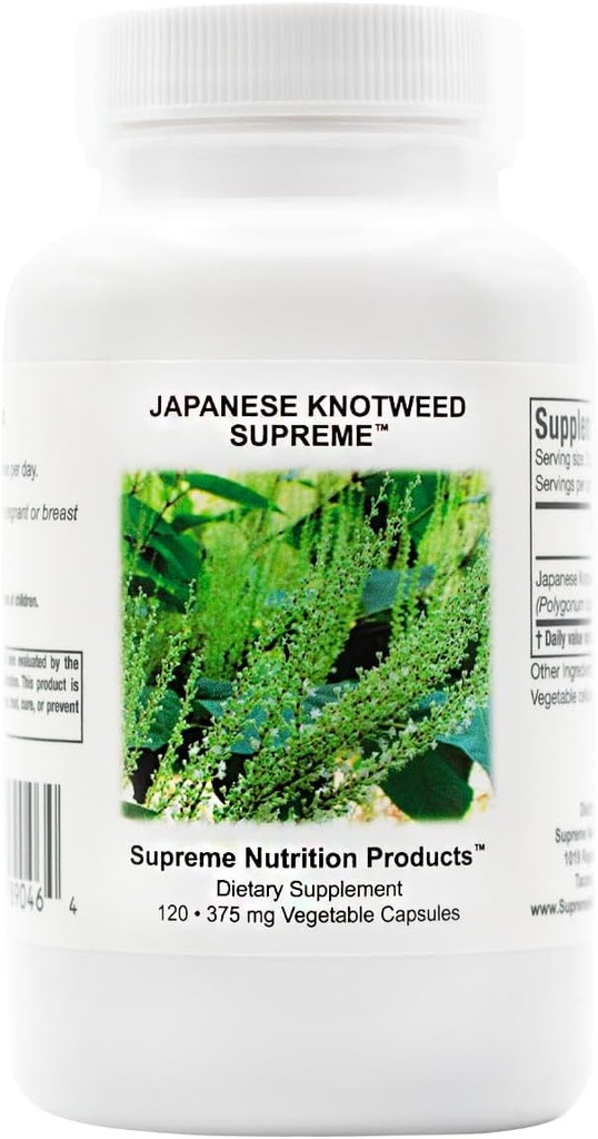 Supreme Nutrition Japanese Knotweed Supreme, 120 Pure Polygonum cuspidatum Vegetarian Capsules