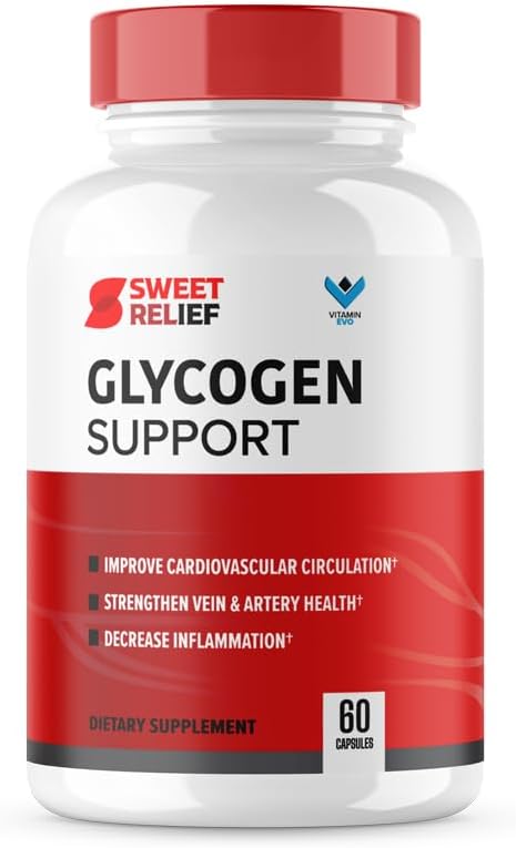 Sweet Relief Glycogen Support - SweetRelief Blood Gemi Temiz, Sweet Relief Capsules, Advanced Formula Glyco Optimizer, Sweet Relief İncelemeleri (60 Capsules) 1 Ay Supply