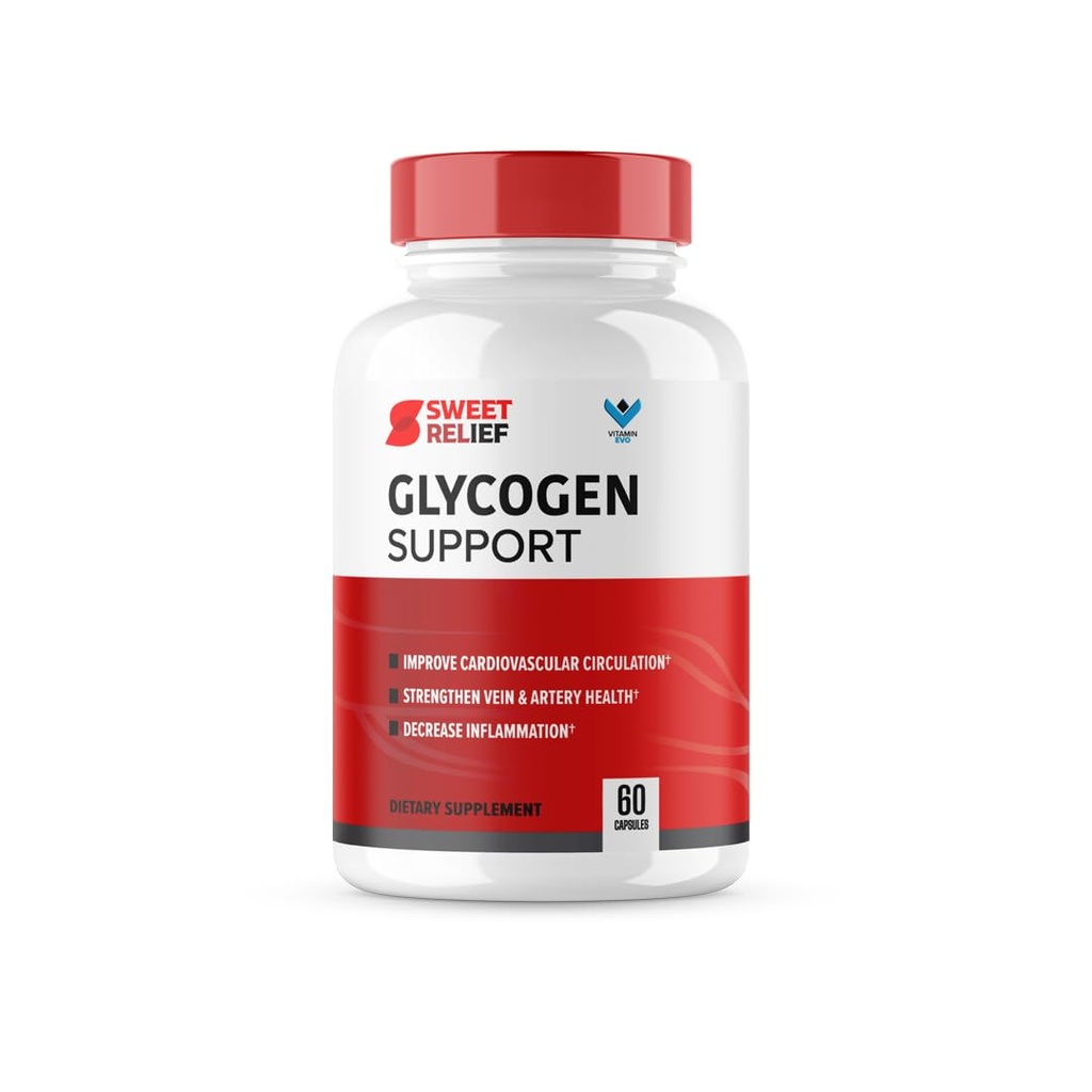 Sweet Relief Glycogen Support - SweetRelief Blood Gemi Temiz, Sweet Relief Capsules, Advanced Formula Glyco Optimizer, Sweet Relief İncelemeleri (60 Capsules) 1 Ay Supply