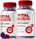 (2 Pack) Vital Cerrah Testo Gummies – Premium VitalSurge Gummies for Men with Clean Materialss to Fuel Drive, Confidence and Daily Performance, Easy-to-Chew Tasty Vital Cerrah ME Gomitas (120 Gummies)