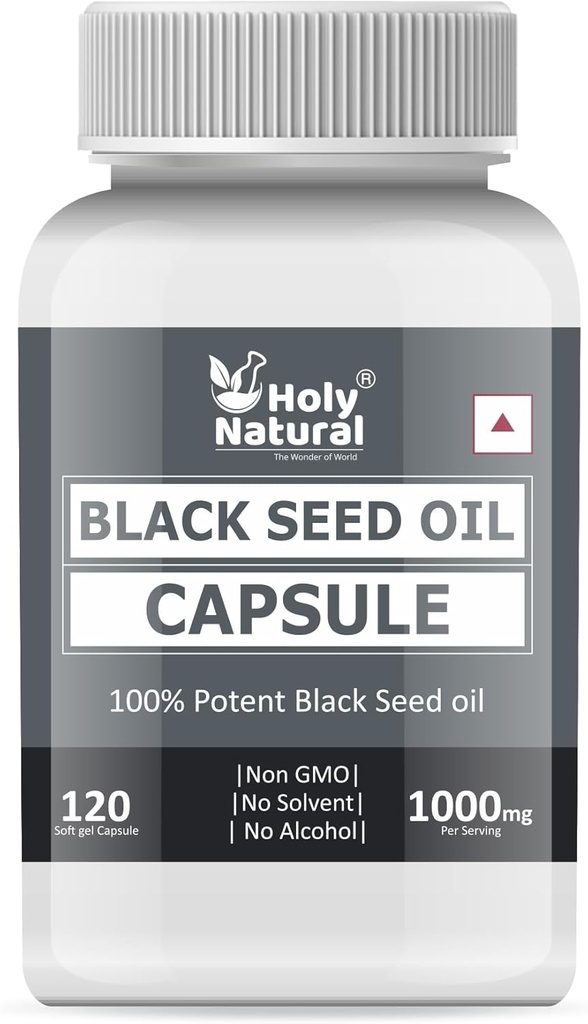 Black Seed Oil Softgel Capsule – 500 mg (120 Softgel) Premium Quality Cold Pressed Nigella Sativa Tohumlar Petrol I 2 Ay Tamam I Rich Thymoquinone, Vitamin E & Omega 3 6 9 9