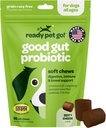 Köpekler için Probiyotik Chews Gut Health | Tasty Pre and Probiyotiks for Dogs Digestive Health with Riley Dog Probiyotiks and Digestive Enzymes | NASC sertifikalı ve ABD'de Gerçekleştirilmiş | 90 Chews