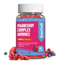 Magnezyum Gummies 800 mg - D3, C, B6, B12 & çinko Kompleksi Magnezyum Glycinate, Citrate & Malate, Magnezyum Gummies for Muscle, Mood & Energy, Vegan 60 Counts