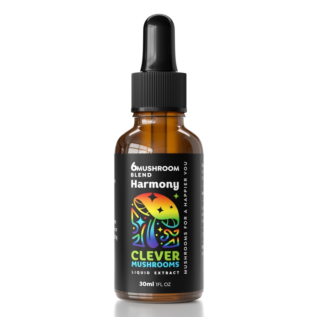 6 Mix Mushroom Liquid Extract, US Grown Mushrooms Alkol Ücretsiz, Doğal Enerji, Bilişsel Destek, Immunity Boost,% 100 Meyve Bodies, Lion's Mane, Cordyceps, Reishi, Chaga, Türkiye Tail (1 fl oz)