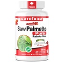 Nutridom Saw Palmetto 500 mg, Non-GMO, Vegan, Gluten Free, Soy Free ve Dairy Free (120 Count)