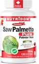 Nutridom Saw Palmetto 500 mg, Non-GMO, Vegan, Gluten Free, Soy Free ve Dairy Free (120 Count)