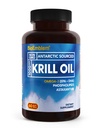BioEmblem Antarktika Krill Oil Supplement | 1000 mg | Omega-3 Oil with High Levels of EPA + DHA, Astaxanthin ve Phospholipids | No Fishy Aftertaste | 60-Count Non-GMO Softgels
