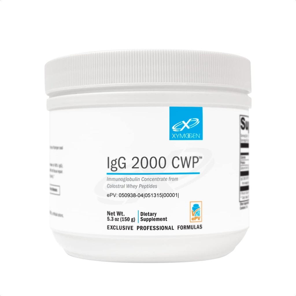 XYMOGEN IgG 2000 CWP - Immunoglobulin Yoğun Toz (Colostral Whey Peptides) Gut Health'i desteklemek için, Immune Function + Sağlıklı Cytokine Aktivitesi (5.3 oz)