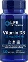 Επέκταση ζωής Βιταμίνη D3 5000 IU, 120 Softgels, 125mcg