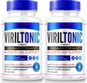 NutraRize (Erkekler için 2 VirilTonic Capsules paketi, Genel Performans Desteği için Premium Formula, Sağlık ve Sağlık Için Tüm Doğal Supplement, VirilTonic24 Yorumlar (120 Capsules)