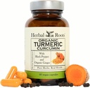 Herbal Roots - Turmeric Curcumin Capsules - Extra Strength - 1000mg Pure Organic Turmeric Supplement, 95% Standardized Curcumin Extract with BioPerine Pepper and Ginger