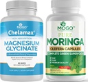MOGO Saf Magnezyum Glycinate ve Moringa Capsule - Superfood + Daha İyi Mineral