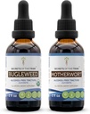 Bugleweed USDA Organic and Motherwort Liquid Extract (2.) | Alkol Özgür Tinctures | Organik Bugleweed (Ze Lan, Lycopus Virginicus) ve Motherwort (Leonurus Cardiya)
